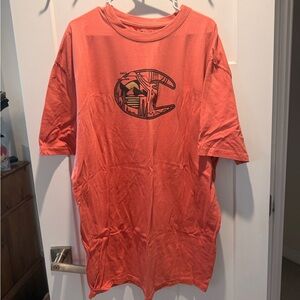 Champion Coral Tee with Black Graphic